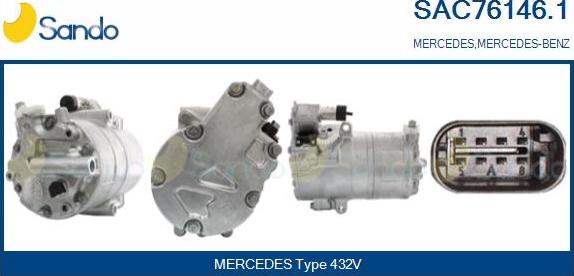 Sando SAC76146.1 - Compressore, Climatizzatore www.autoricambi360.it