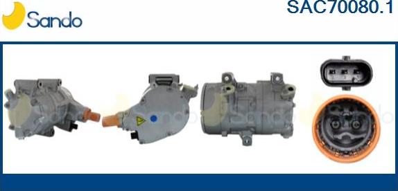 Sando SAC70080.1 - Compressore, Climatizzatore www.autoricambi360.it