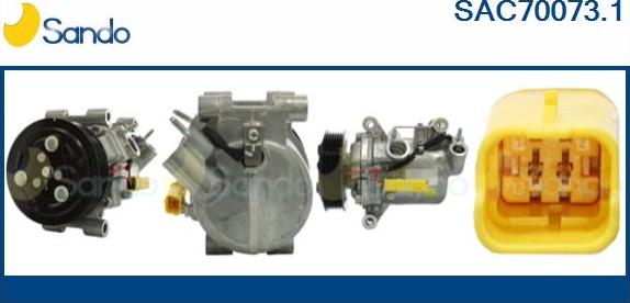 Sando SAC70073.1 - Compressore, Climatizzatore www.autoricambi360.it