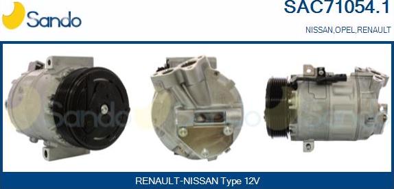 Sando SAC71054.1 - Compressore, Climatizzatore www.autoricambi360.it