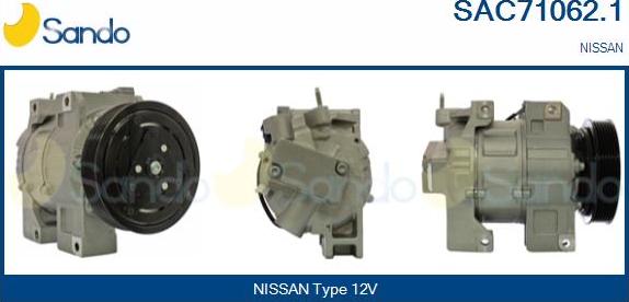 Sando SAC71062.1 - Compressore, Climatizzatore www.autoricambi360.it