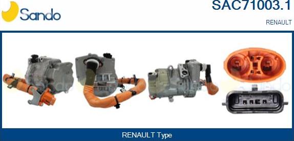 Sando SAC71003.1 - Compressore, Climatizzatore www.autoricambi360.it
