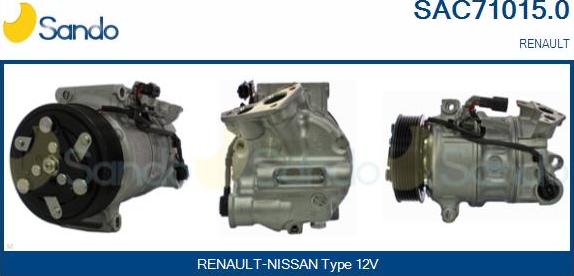 Sando SAC71015.0 - Compressore, Climatizzatore www.autoricambi360.it