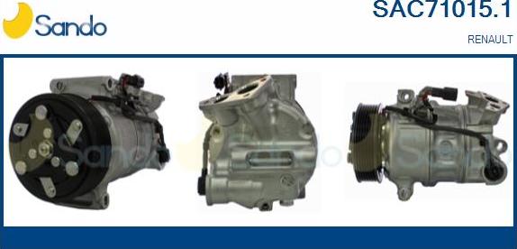 Sando SAC71015.1 - Compressore, Climatizzatore www.autoricambi360.it
