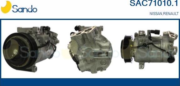 Sando SAC71010.1 - Compressore, Climatizzatore www.autoricambi360.it