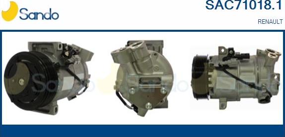 Sando SAC71018.1 - Compressore, Climatizzatore www.autoricambi360.it
