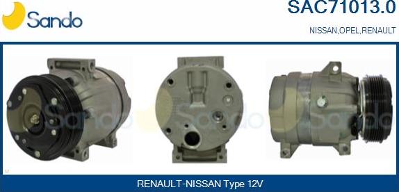 Sando SAC71013.0 - Compressore, Climatizzatore www.autoricambi360.it