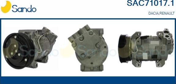 Sando SAC71017.1 - Compressore, Climatizzatore www.autoricambi360.it