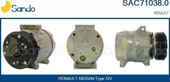 Sando SAC71038.0 - Compressore, Climatizzatore www.autoricambi360.it