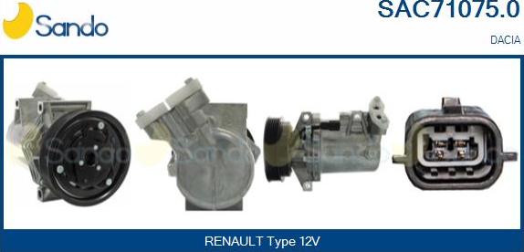 Sando SAC71075.0 - Compressore, Climatizzatore www.autoricambi360.it