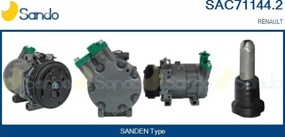 Sando SAC71144.2 - Compressore, Climatizzatore www.autoricambi360.it