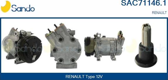 Sando SAC71146.1 - Compressore, Climatizzatore www.autoricambi360.it