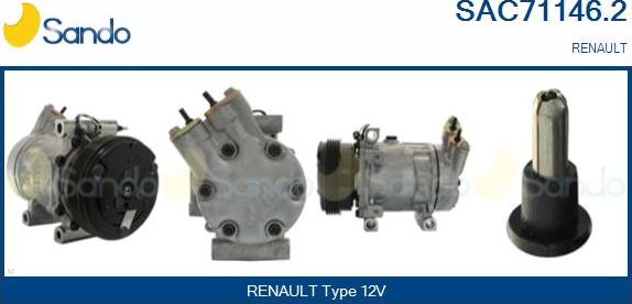 Sando SAC71146.2 - Compressore, Climatizzatore www.autoricambi360.it