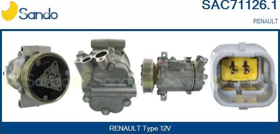 Sando SAC71126.1 - Compressore, Climatizzatore www.autoricambi360.it