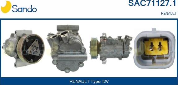 Sando SAC71127.1 - Compressore, Climatizzatore www.autoricambi360.it