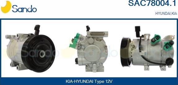 Sando SAC78004.1 - Compressore, Climatizzatore www.autoricambi360.it