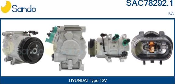 Sando SAC78292.1 - Compressore, Climatizzatore www.autoricambi360.it