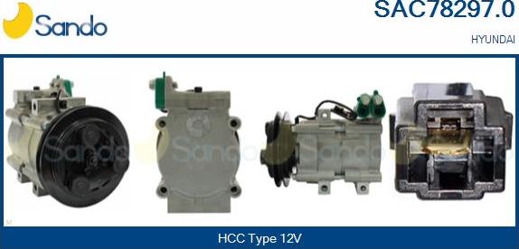 Sando SAC78297.0 - Compressore, Climatizzatore www.autoricambi360.it