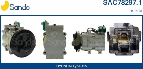 Sando SAC78297.1 - Compressore, Climatizzatore www.autoricambi360.it