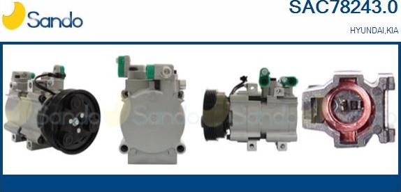 Sando SAC78243.0 - Compressore, Climatizzatore www.autoricambi360.it
