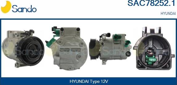 Sando SAC78252.1 - Compressore, Climatizzatore www.autoricambi360.it