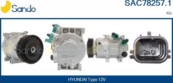 Sando SAC78257.1 - Compressore, Climatizzatore www.autoricambi360.it