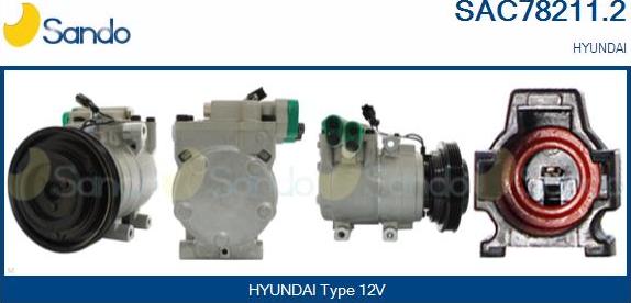 Sando SAC78211.2 - Compressore, Climatizzatore www.autoricambi360.it