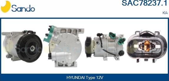 Sando SAC78237.1 - Compressore, Climatizzatore www.autoricambi360.it