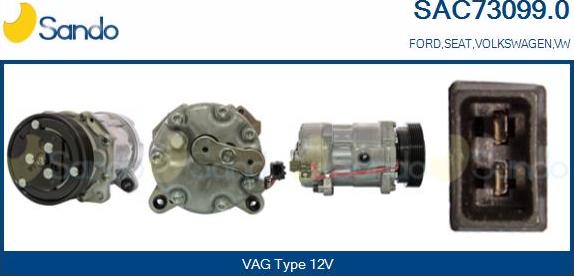 Sando SAC73099.0 - Compressore, Climatizzatore www.autoricambi360.it