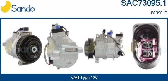 Sando SAC73095.1 - Compressore, Climatizzatore www.autoricambi360.it
