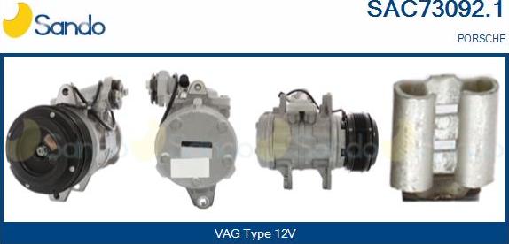 Sando SAC73092.1 - Compressore, Climatizzatore www.autoricambi360.it