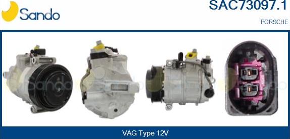 Sando SAC73097.1 - Compressore, Climatizzatore www.autoricambi360.it