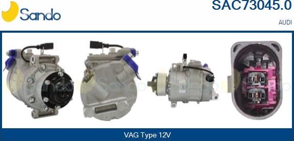 Sando SAC73045.0 - Compressore, Climatizzatore www.autoricambi360.it