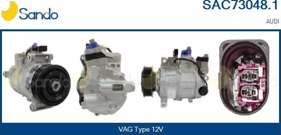Sando SAC73048.1 - Compressore, Climatizzatore www.autoricambi360.it