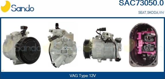 Sando SAC73050.0 - Compressore, Climatizzatore www.autoricambi360.it