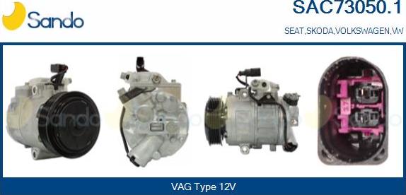 Sando SAC73050.1 - Compressore, Climatizzatore www.autoricambi360.it