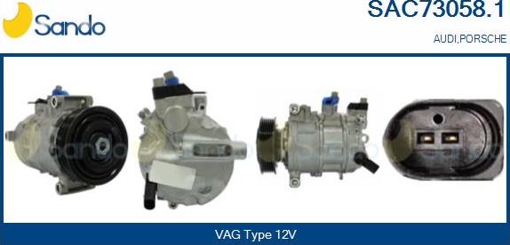 Sando SAC73058.1 - Compressore, Climatizzatore www.autoricambi360.it