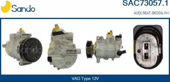 Sando SAC73057.1 - Compressore, Climatizzatore www.autoricambi360.it