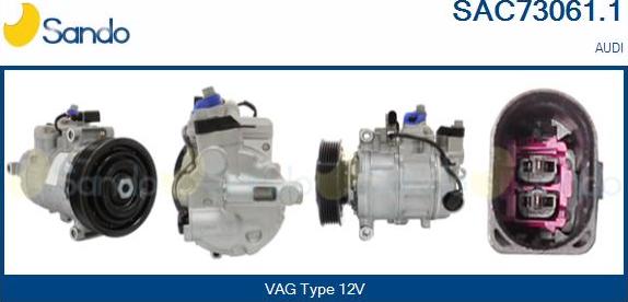 Sando SAC73061.1 - Compressore, Climatizzatore www.autoricambi360.it