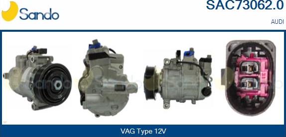 Sando SAC73062.0 - Compressore, Climatizzatore www.autoricambi360.it