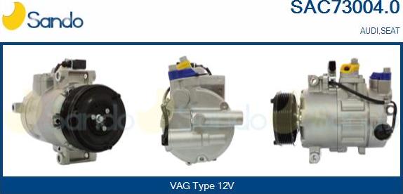 Sando SAC73004.0 - Compressore, Climatizzatore www.autoricambi360.it