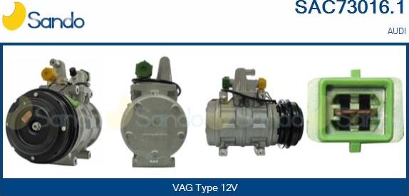 Sando SAC73016.1 - Compressore, Climatizzatore www.autoricambi360.it