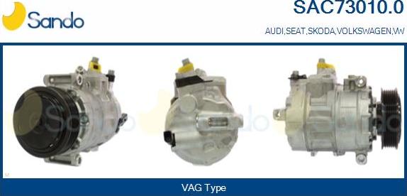 Sando SAC73010.0 - Compressore, Climatizzatore www.autoricambi360.it