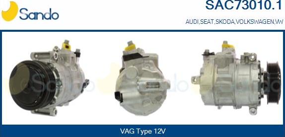 Sando SAC73010.1 - Compressore, Climatizzatore www.autoricambi360.it