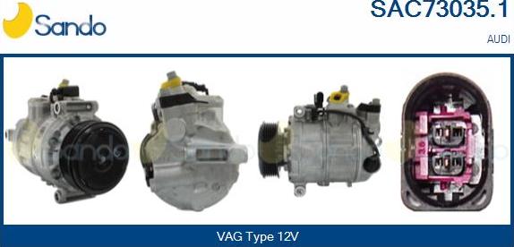 Sando SAC73035.1 - Compressore, Climatizzatore www.autoricambi360.it