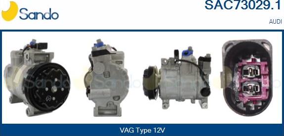 Sando SAC73029.1 - Compressore, Climatizzatore www.autoricambi360.it