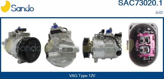 Sando SAC73020.1 - Compressore, Climatizzatore www.autoricambi360.it