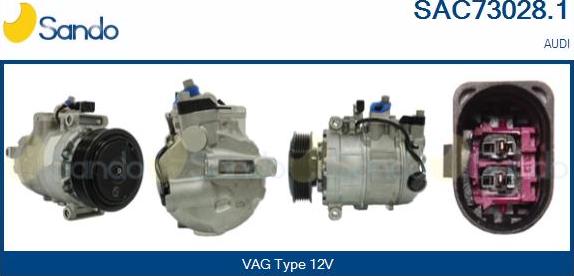 Sando SAC73028.1 - Compressore, Climatizzatore www.autoricambi360.it