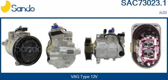 Sando SAC73023.1 - Compressore, Climatizzatore www.autoricambi360.it