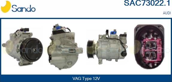 Sando SAC73022.1 - Compressore, Climatizzatore www.autoricambi360.it